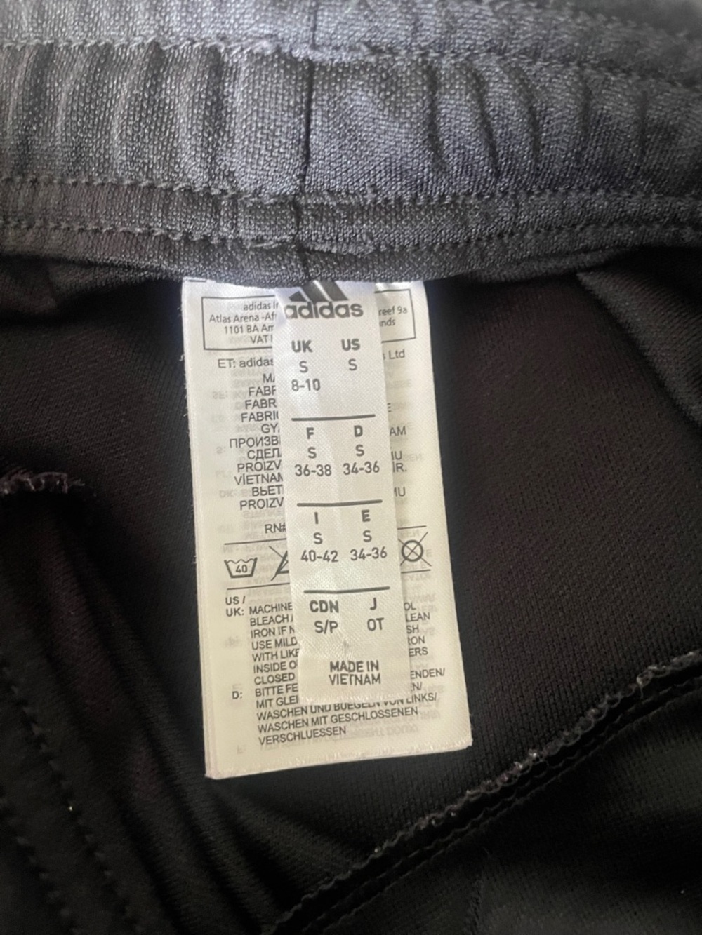 adidas Black Women's Track Joggers with Zip Pockets - Picture 5 of 5